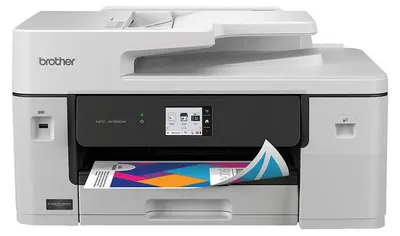 Produktbild von Brother MFC-J6760DW, Tintenstrahl, Farbdruck, 1200 x 4800 DPI, A3, Direktdruck, Schwarz, Weiß
