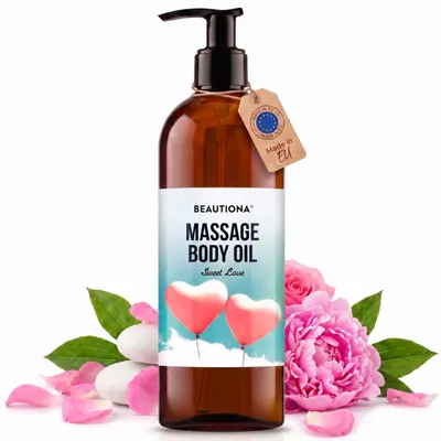 Obrázek produktu pro Beautiona masážní olej Sweet Love s mandlovým olejem 500 ml