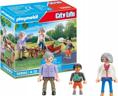 Produktbild von PLAYMOBIL - 70990 - Großeltern mit Enkel