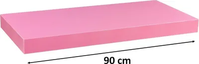 Obrázek produktu pro Stilista nástěnná police Volato, 90 cm, růžová