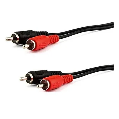 Zdjęcie produktu dla e+p B 33 L, 2 x RCA, Męska, 2 x RCA, Męska, 1,5 m, Czarny