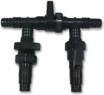 Produktbild von Durchflusssteuerung 3-Wege-Bypass 32/38mm Wärmepumpen Solarheizungen Solarbypass