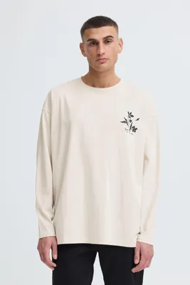 Produktbild von !Solid SDAmon Herren Longsleeve Langarmshirt Shirt 100% Baumwolle Oversize Fit