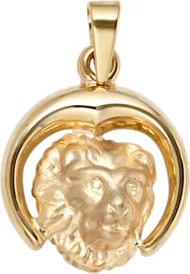 Produktbild von JOBO Anhänger Sternzeichen Löwe 375 Gold Gelbgold teilmattiert