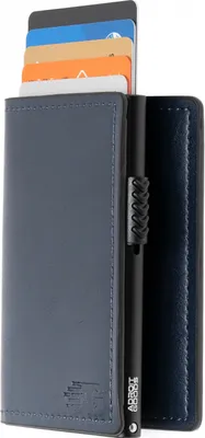 Produktbild von AdroitGoods Card Holder 7 Card Wallet - Kreditkarteninhaber mit RFID-Technologie - Leder/Blau