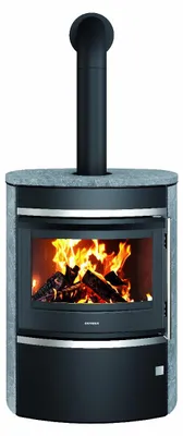 Produktbild von Oranier | Kaminofen | Feras | 7 kW | Stahl Schwarz, Speckstein