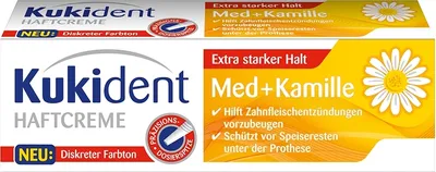 Produktbild von Kukident Haftcreme Med+Kamille