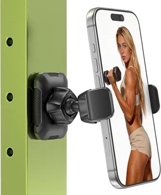 Image de Support magnétique pour téléphone, 360°, avec 6 aimants, idéal pour le sport