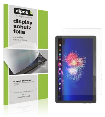 Immagine prodotto di 2x Pellicola Protettiva per Xoro MegaPAD 1333 Protezione Schermo Antiriflesso dipos