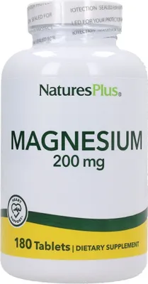 Produktbild von Natures Plus Magnesium 200 mg - 180 Tabletten