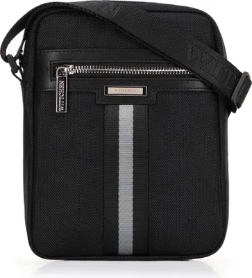 Image de Sac à bandoulière pour homme WITTCHEN, collection Office, avec fermeture à glissière et fermeture magnétique