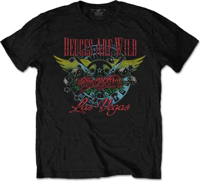Produktbild von Aerosmith Deuces Are Wild, Vegas Black S T-Shirt