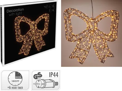 Productafbeelding van Strik 38x33 cm 500led eww zwart Nampook