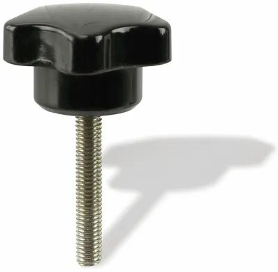 Produktbild von Sterngriffschraube, M5/30 mm, schwarz