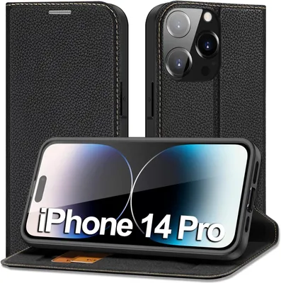 Image de Coque de protection noire et fermée pour iPhone 14 Pro 6,1 pouces
