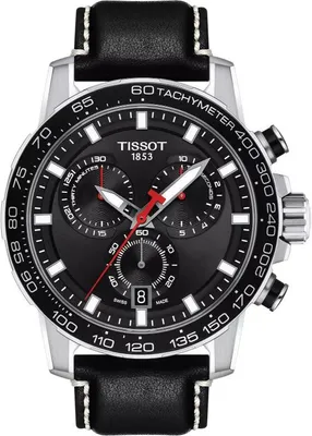 Produktbild von Tissot Supersport Chrono 45,5 mm Schwarzes Zifferblatt Quarz