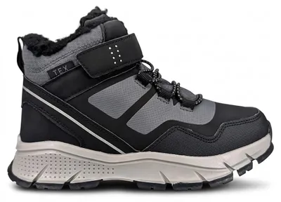 Produktbild von Kinder Gefüttert High Top Schneestiefel Schnürung Isoliert Freizeitschuhe in Grau Capizi Gr.36