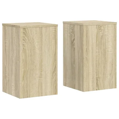 Obrázek produktu pro vidaXL Stojan na rostliny 2 ks Sonoma dub 30x30x50 cm Materiál na bázi dřeva