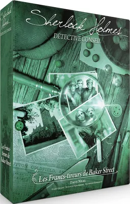 Detektivspiel Baker Street Irregulars, kooperativ, 10 Fälle, ab 14 Jahren