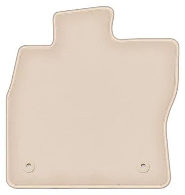 Produktbild von DURBAN Beige Velours-Fahrerfußmatte für Volkswagen Golf Sportsvan Minivan (2014-)