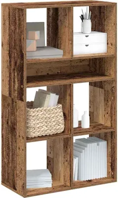 Produktbild von Bücherregal Altholz-Optik 66x31x112 cm Holzwerkstoff