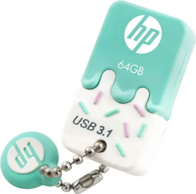 Produktbild von USB Pendrive HP HPFD778W-64 Minze 64 GB 30 MB/s-75 MB/s (1 Stück)
