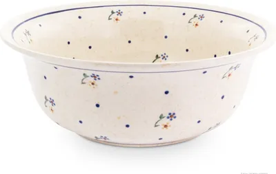 Produktbild von Original Bunzlauer Keramik 2 Liter Schüssel Schale Ø24,5 cm Rührschüssel Salatschüssel Beilagenschüssel Obstschale [Form 4] im Design 111