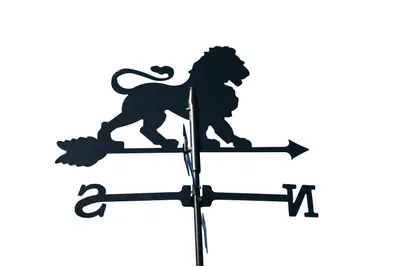 Produktbild von SvenskaV Wetterfahne Löwe klein in schwarz