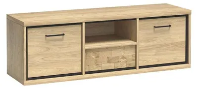 Produktbild von Masseno TV-Schrank SYNDRA 139 cm Fernsehschrank mit  Schubladen und 2 Türen TV-Lowboard für Wohnzimmer Modern 139x41x47,5 cm Eichefarben