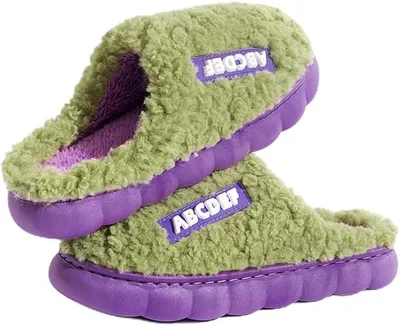Produktbild von Damen & Herren Hausschuhe aus Plüsch mit Memory Foam, Antirutsch-40/41