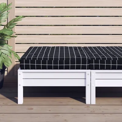Produktbild von Möbel Palettenkissen Schwarz Karomuster 60x60x8 cm Oxford-Gewebe - Gartenmöbelauflagen 361805