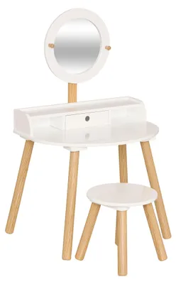Produktbild von Kinder-Schminktisch NOMAD, skandinavisch, Kieferbeine, 60,7 x 42 x 89,2 cm