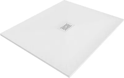 Produktbild von Mexen Hugo rechteckige Duschwanne SMC 130 x 100 cm, weiß, weiße Abdeckung - 42101013-W