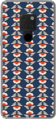 Produktbild von MuchoWow® Handyhülle Schutzhülle Hülle für Telefoonhoesje Huawei P40 Lite Muster - Abstrakt - Blumen Silikon Softcase Handy Hülle - Handy