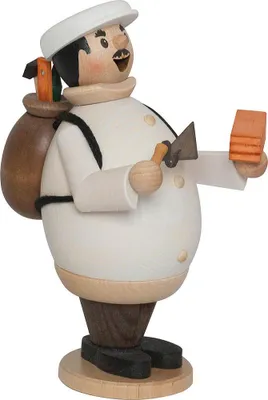 Obrázek produktu pro Kouřící muž "Max" zedník V=16cm NOVINKA