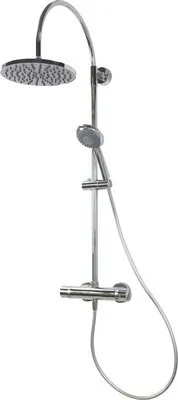 Produktbild von Duschsäule inkl. Thermostat Breuer Aquamaxx 200 Kopfbrause rund chrom 9241008000099