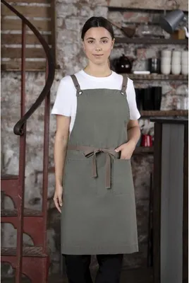 Produktbild von Southside Latzschürzen aus Baumwolle Khaki