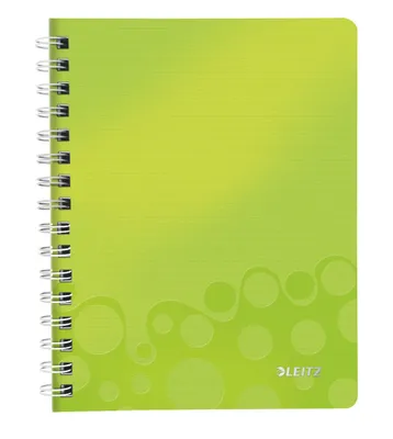 Produktbild von Leitz WOW, Grün, A5, 80 Blätter, 80 g/m², Kariertes Papier