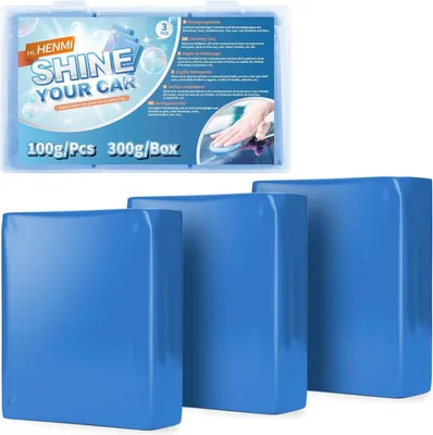 Produktbild von Auto Reinigungsknete Set 300g Lackknete Blau Autowäschehoc