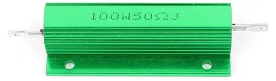Image de Aluminium 6pcs 100W Watt 50 ohms 5?% TolšŠrance fixe vert RšŠsistance