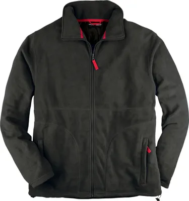 Produktbild von Marc & Mark Fleecejacke Übergröße schwarz Seefeld
