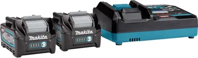 Obrázok produktu pre Súprava zdroja Makita ( 191J81-6 ) 2x batéria BL 4025 40 V max. 2,5 Ah XGT + nabíjačka DC 40 RA + Makpac