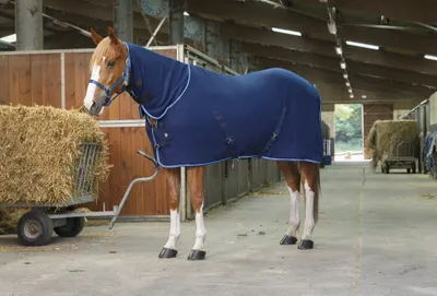 Produktbild von Ekkia RIDING WORLD „COMBO“ Polar Fleece Decke, Kreuzgurte 145 cm