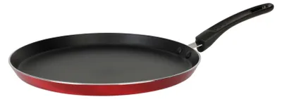 Crêpepfanne 28 cm, Aluminium, Antihaft, rot metallic