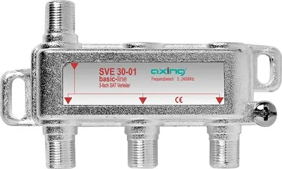 Produktbild von Axing SVE03001 3fach SAT-Verteiler basic-line