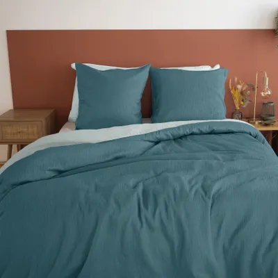 Produktbild von Wendbare Bettwäsche mit Waffelstruktur – Doppelbett
