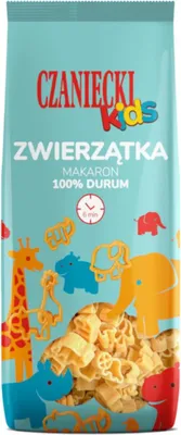 Obrázek produktu pro Těstoviny Czaniecki Kids 100% Durum Animals 250g