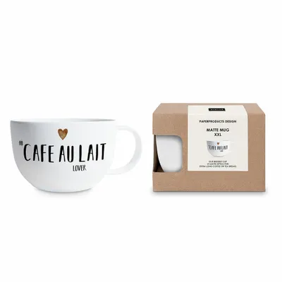 Immagine prodotto di PPD Café au lait Lover Matte Mug XXL, Tasse, Kaffeetasse, Becher, New Bone China, 550 ml, 162702128