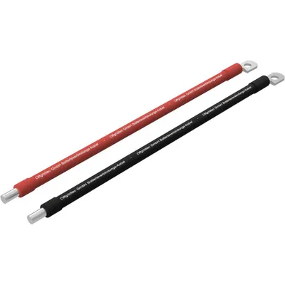 Image de Câble de batterie Offgridtec® de 1 m, 10 mm², avec connecteur M8 et bornes à vis