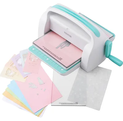 Produktbild von VEVOR Manuelle Stanz- und Prägemaschine 22,9 cm Öffnung für Kunsthandwerk Scrapbooking, 226mm